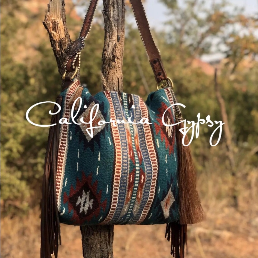 SOLD HP🎉Aztec Western Bohemian Fringe Bag - Picture 3 of 4